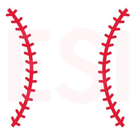 Baseball Laces Vector at GetDrawings | Free download