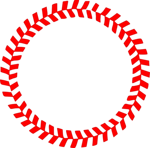 609x600 Free Download Of Baseball Stitch Vector Graphics And Illustrations