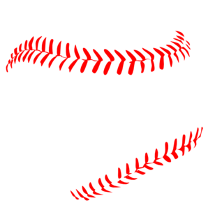 298x291 Red Baseball Laces Clip Art