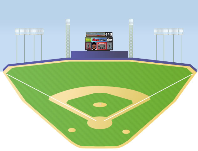 Baseball Stadium Vector at GetDrawings | Free download