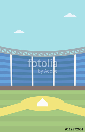 324x500 Background Of Baseball Stadium. Stock Image And Royalty Free