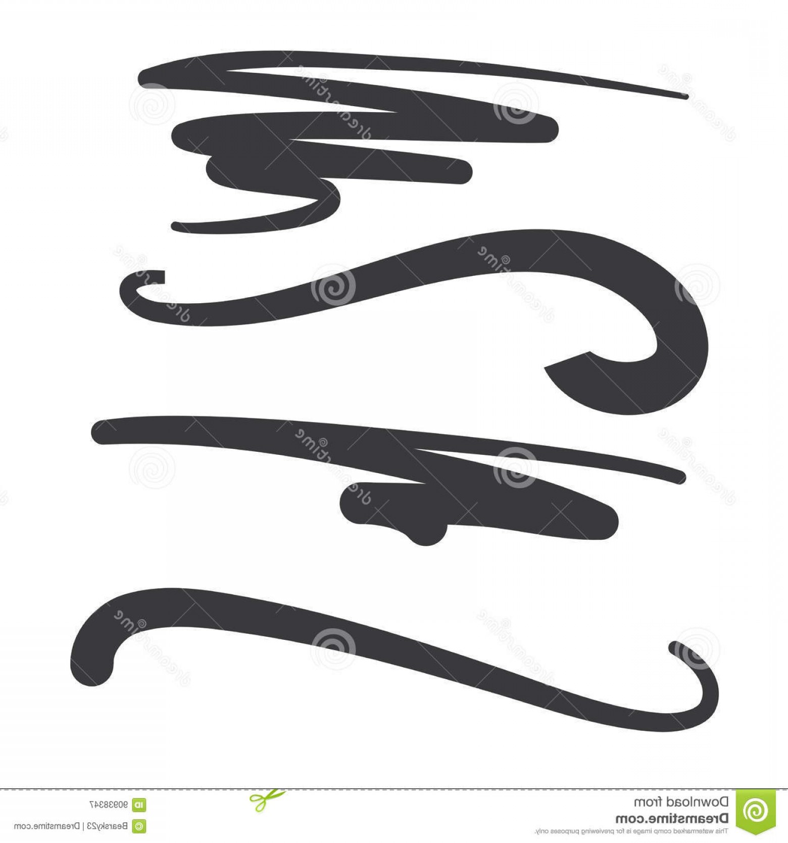 1560x1668 Stock Illustration Vector Swooshes Swishes Whooshes Swashes