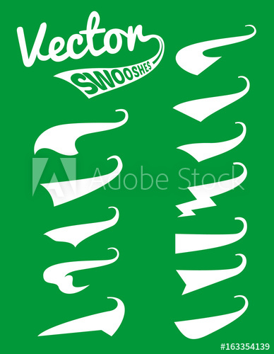 388x500 Retro Swoosh Set For Typography Or Vintage Baseball Tail Tee Shirt