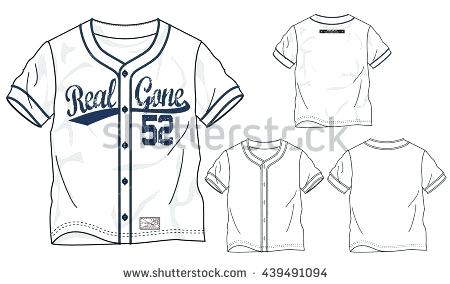 450x284 Baseball Jersey Template Photoshop Vector Illustration Of Shirt