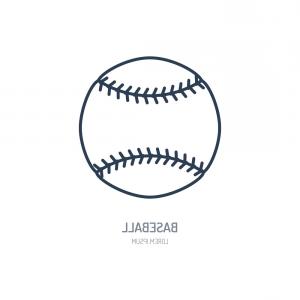 300x300 Stock Illustration Baseball Vector Graphic Template With Arenawp