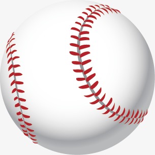 305x305 Vector Hand Painted Baseball, Baseball Clipart, Vector, Movement