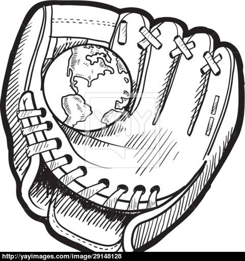 482x512 Baseball Vector