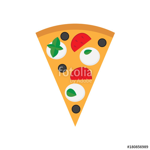 500x500 Pizza Matgherita With Mozzarella Cheese, Tomato, Olives And Basil