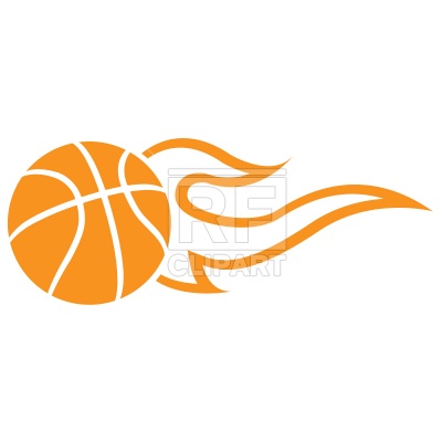 400x400 Symbolic Flaming Basketball Ball Vector Image Vector Artwork Of