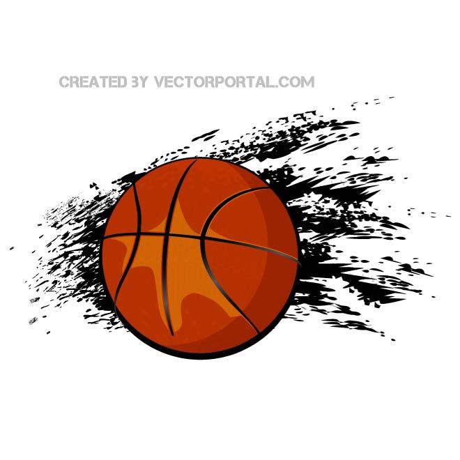 660x660 Basketball Ball Vector Image