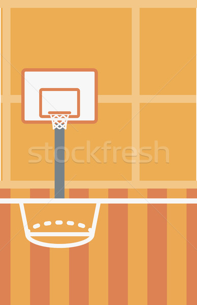 388x600 Background Of Basketball Court. Vector Illustration Andrei