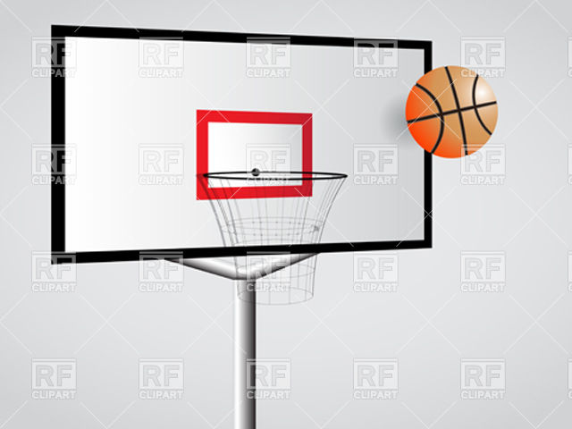 640x480 Basketball Hoop Vector Image Vector Artwork Of Sport And Leisure