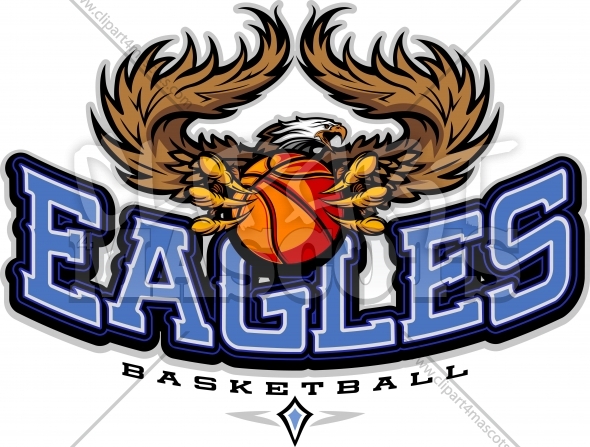590x447 Eagles Basketball Logo Vector Team Logo