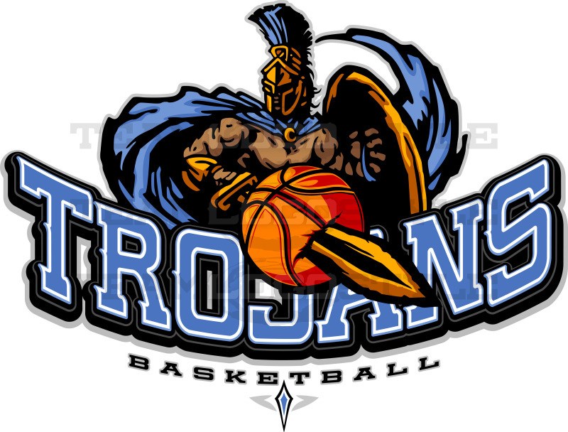 800x608 Trojans Basketball Logo