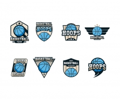 242x200 Basketball Logo Free Vector Graphic Art Free Download (Found