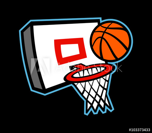 500x438 Basketball Net Vector Illustration