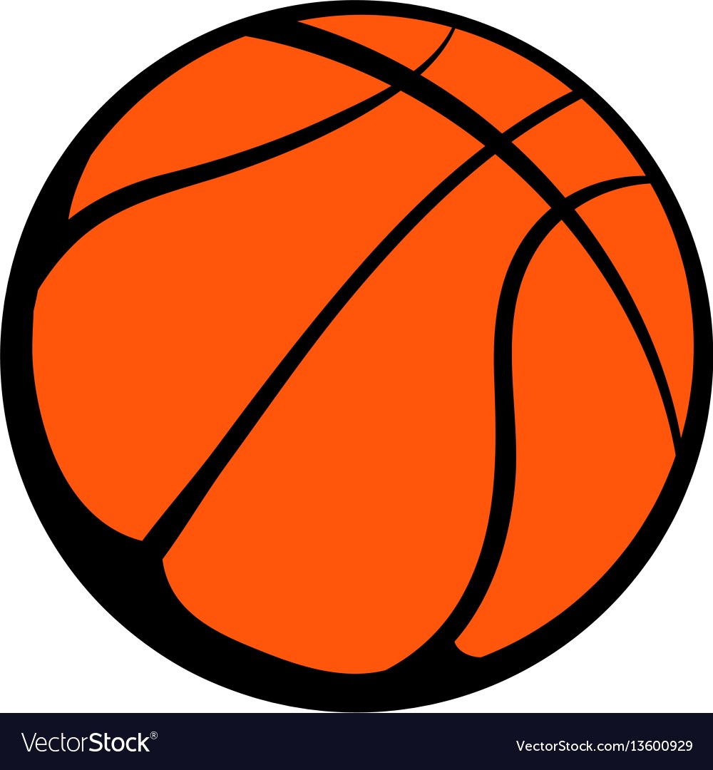 1000x1080 Basketball Ball Icon Cartoon Royalty Free Vector Image For