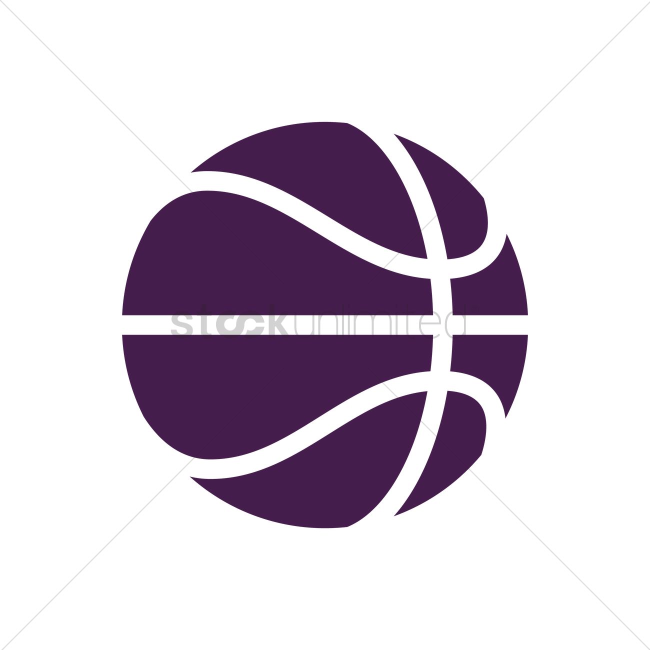 1300x1300 Basketball Vector Image