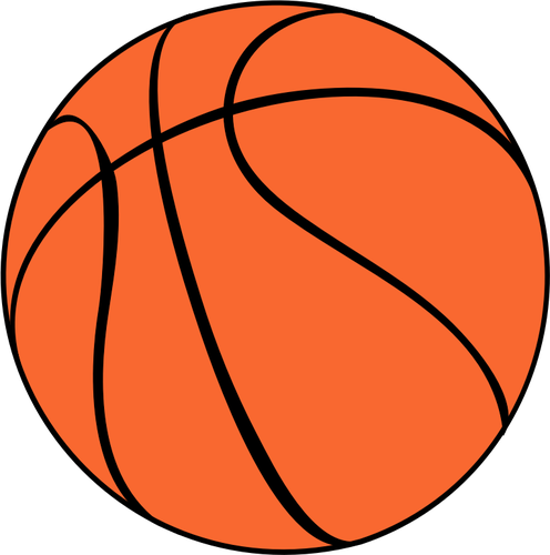 496x500 Basketball Vector Symbol Public Domain Vectors