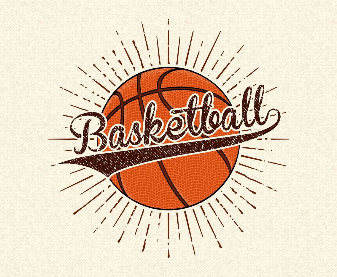 1136x936 Retro Basketball Vector Background Vector Art Amp Graphics