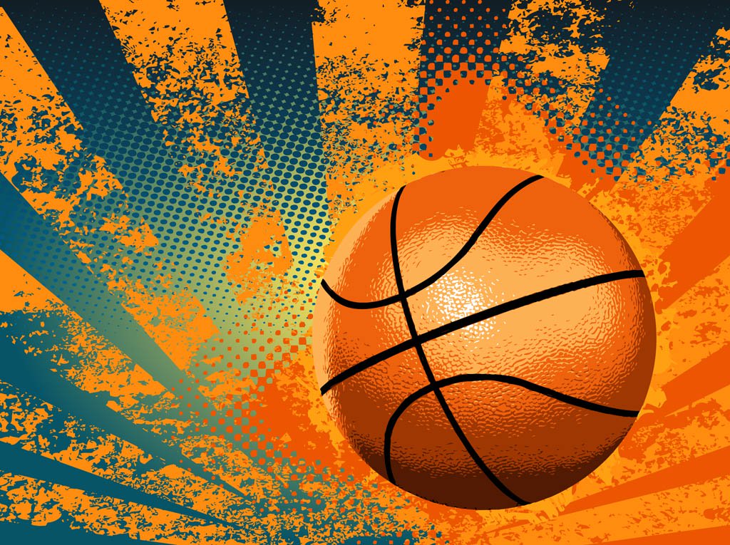 1024x765 Grunge Basketball Background Vector Art Amp Graphics