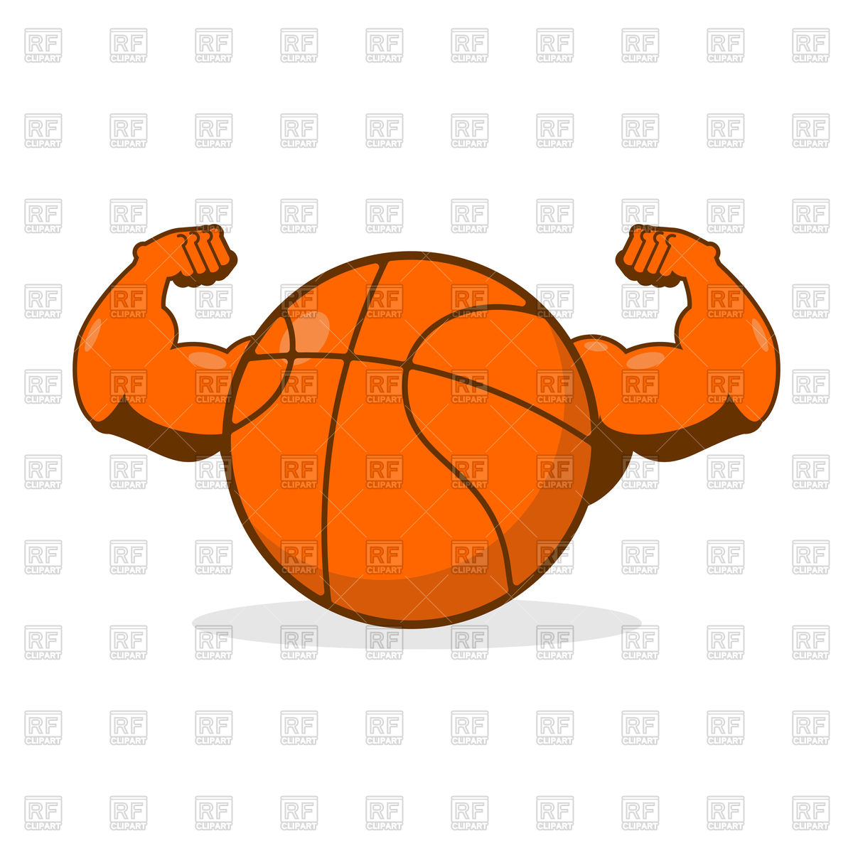 1200x1200 Strong Basketball Ball Vector Image Vector Artwork Of Conceptual