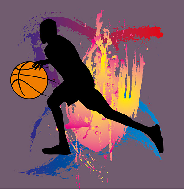 600x619 Basketball Player Vector Art On Behance