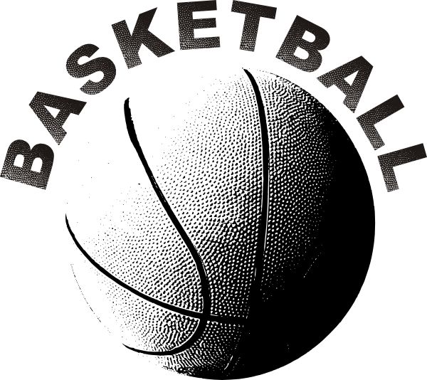 600x534 Basketball Clip Art Vector Free