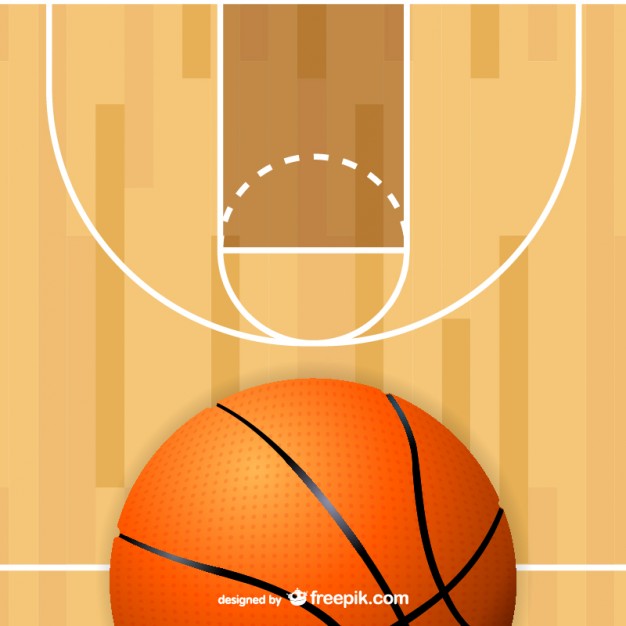 626x626 Basketball Court Ball Free Vector 123freevectors