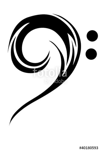 333x500 Bass Clef Stock Image And Royalty Free Vector Files On Fotolia