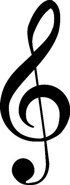 228x600 Music Heart, Bass Amp Treble Clef Vector Stock Lavalova