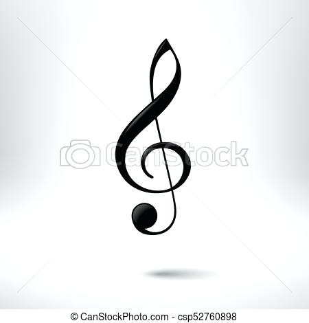 450x470 Treble Clef Vector Black And Heart Crazywind