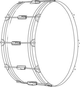 276x299 Drum Clip Art