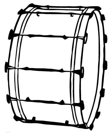 387x456 Free Vector Art Bass Drum Images From