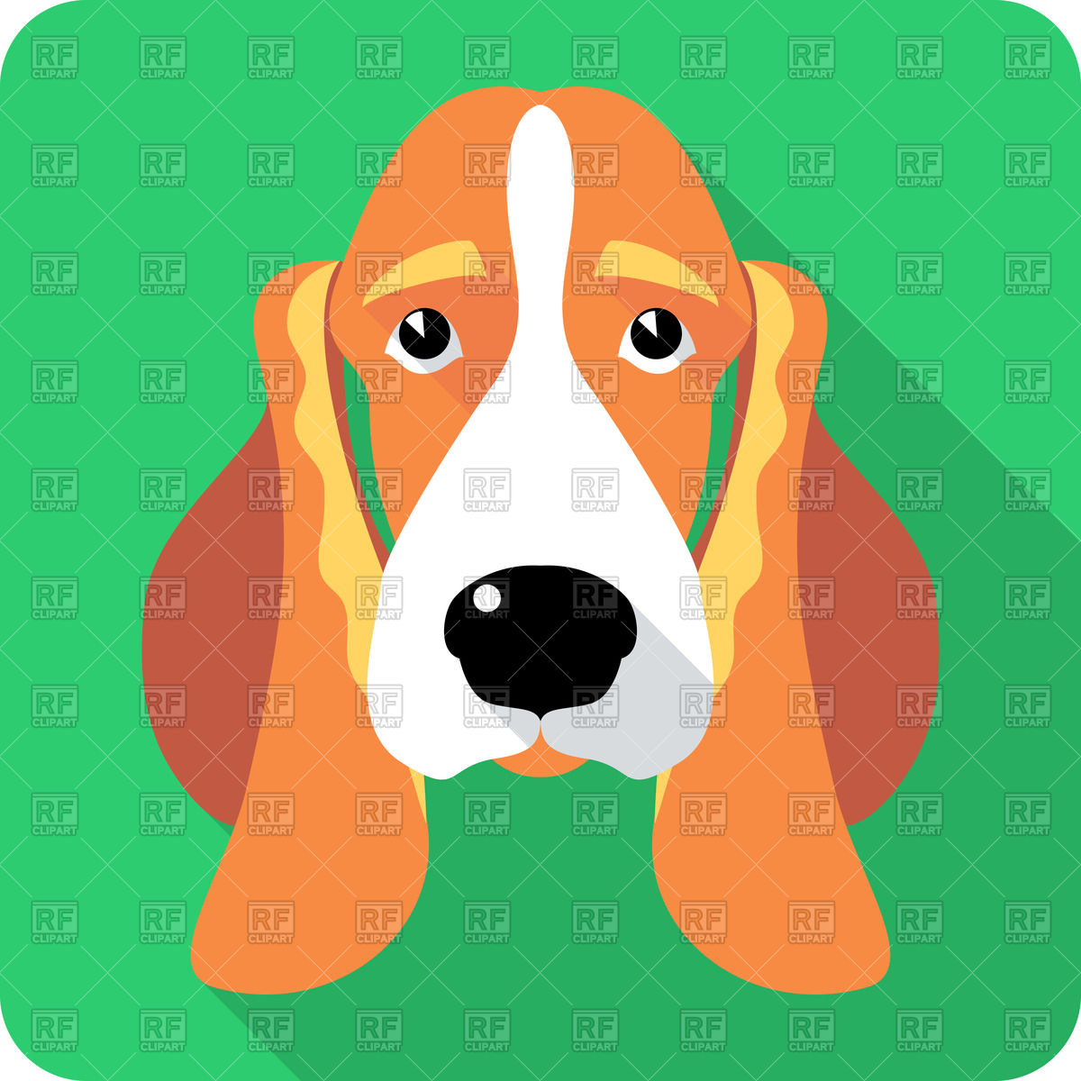 1200x1200 Dog Basset Hound