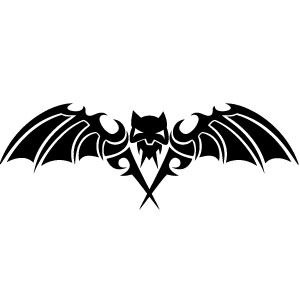 300x300 Scary Bat Vector