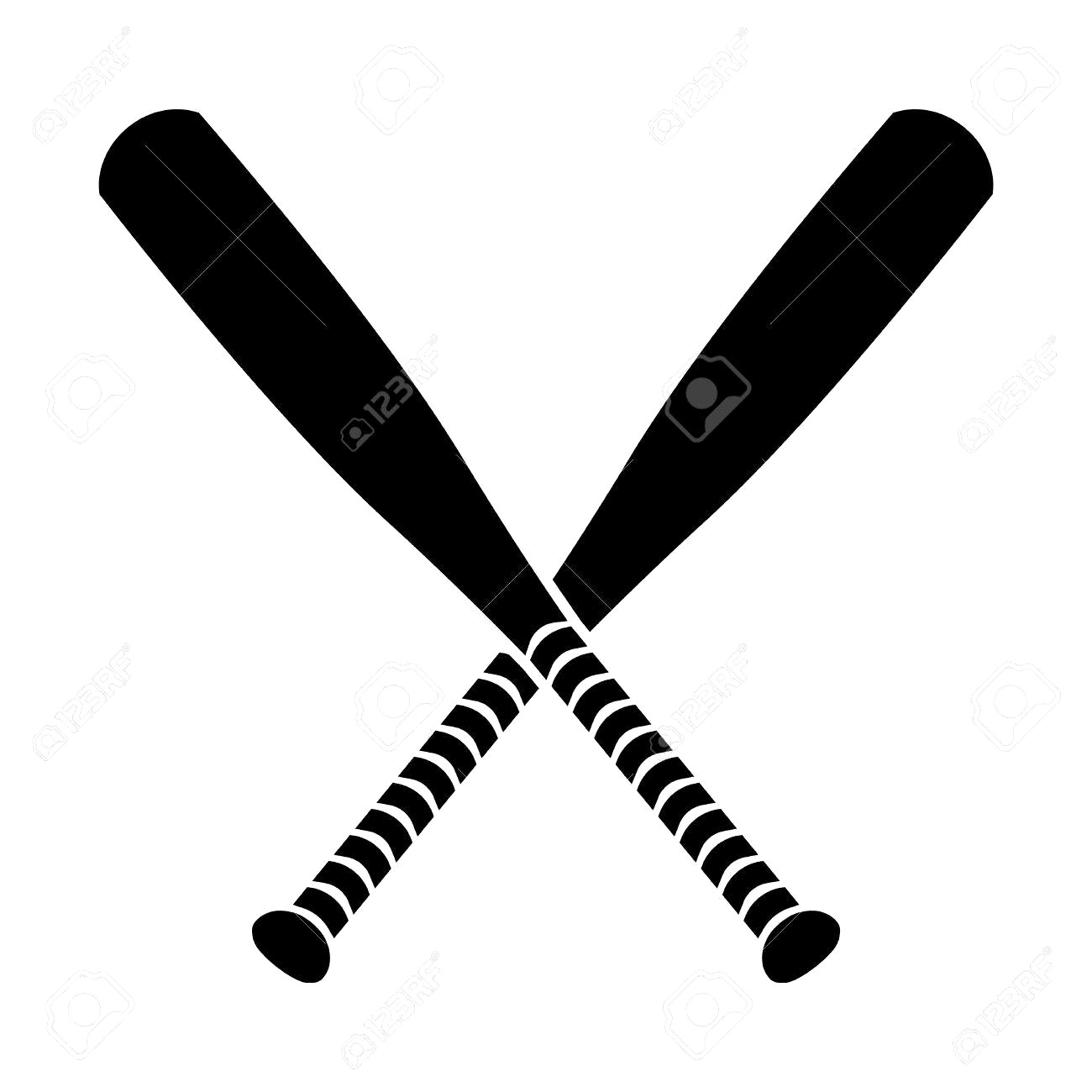 1300x1300 Baseball Bat Vector Icon Royalty Free Cliparts Vectors And Stock