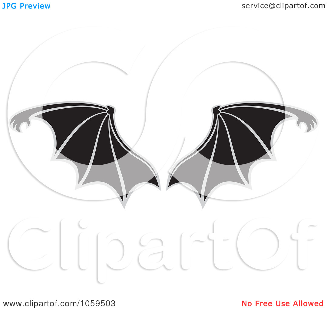 1080x1024 Bat Wings Clipart