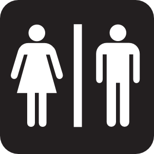300x300 Men Women Bathroom Clip Art Free Vector 4vector