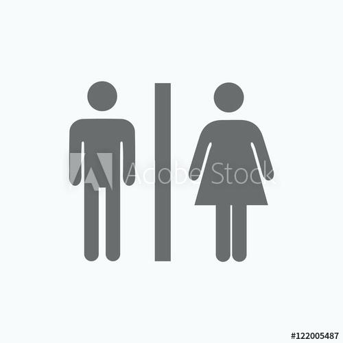 500x500 Wc Bathroom Sign Sign Restroom Toilet Bathroom Male Symbol Home