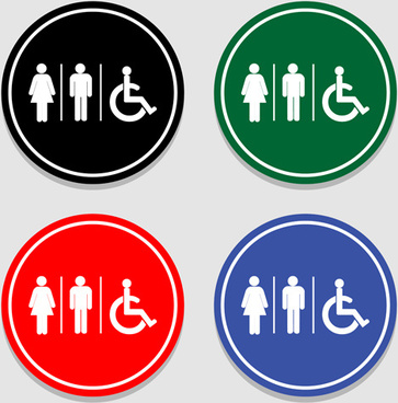 363x368 Toilet Signs Vector Free Vector Download (7,399 Free Vector) For
