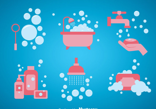 632x443 Bathroom Vector Sets Free Vector Download 361183 Cannypic