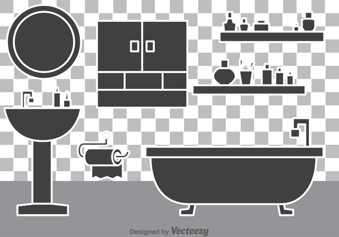 700x490 Bathroom Vectors