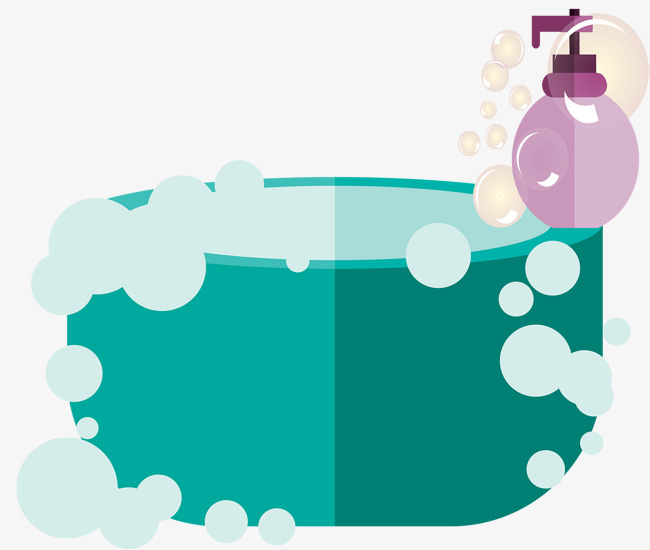 650x550 Cute Bathtub Vector, Cartoon, Take A Bath, Foam Png And Vector For