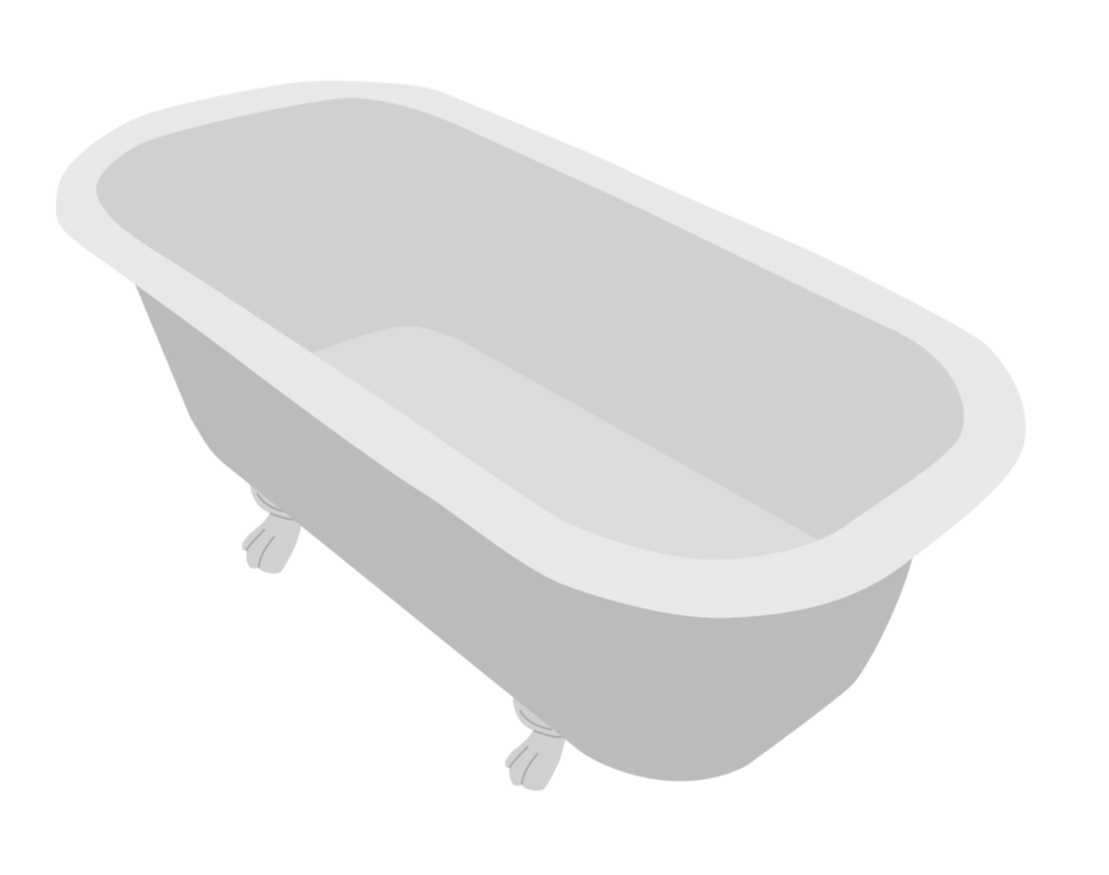 1006x794 Vector Bathtub By Watyrfall
