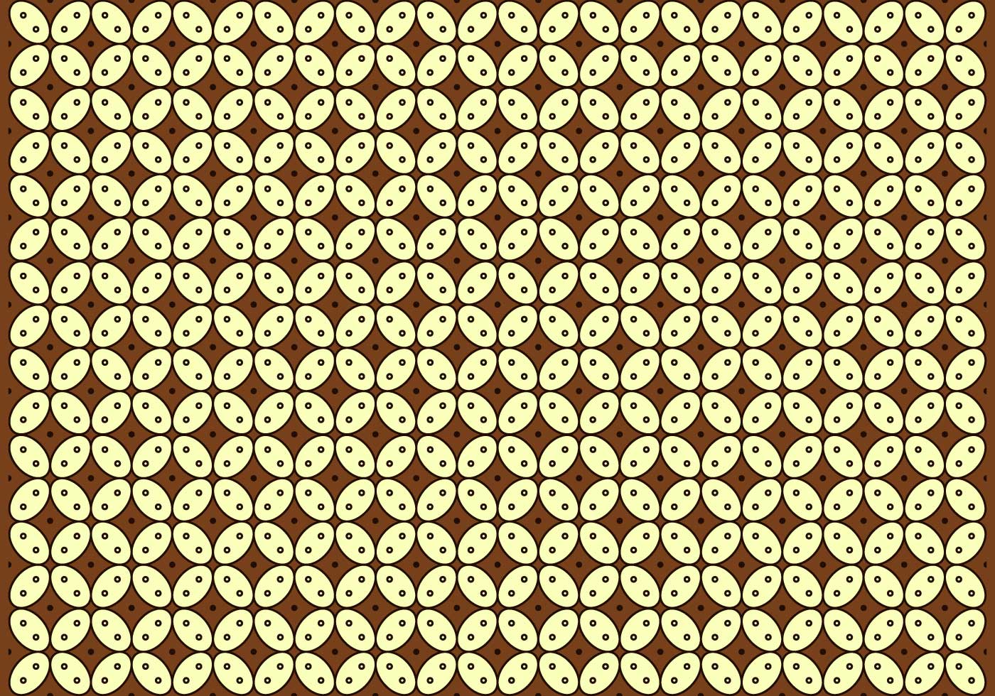 1400x980 Batik Pattern Free Vector Art