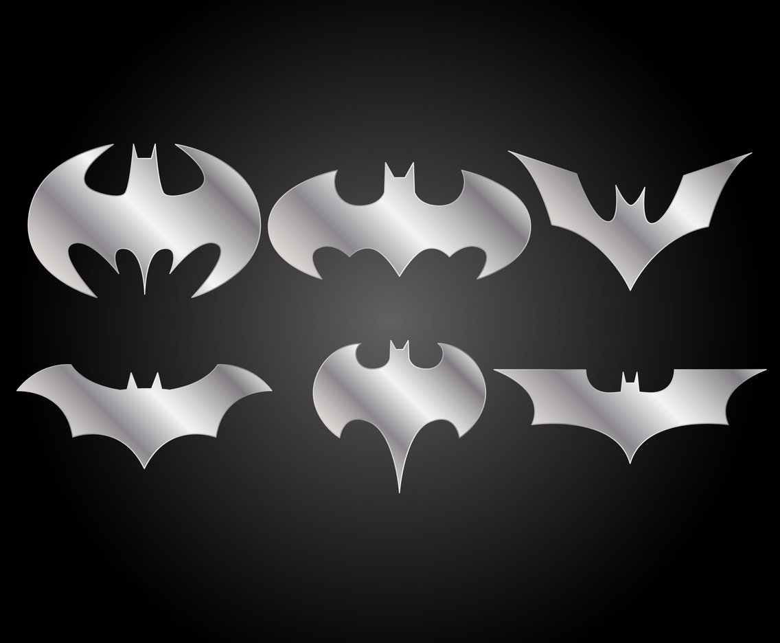 1136x936 Six Batman Logo Vector Set Vector Art Amp Graphics