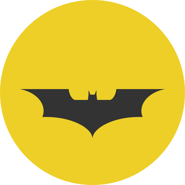 600x600 Batman Clipart Vector
