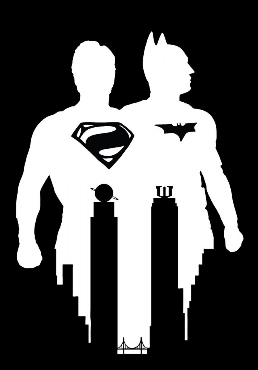 896x1284 Batman Vs Superman Stencil Vector Art Lazttweet