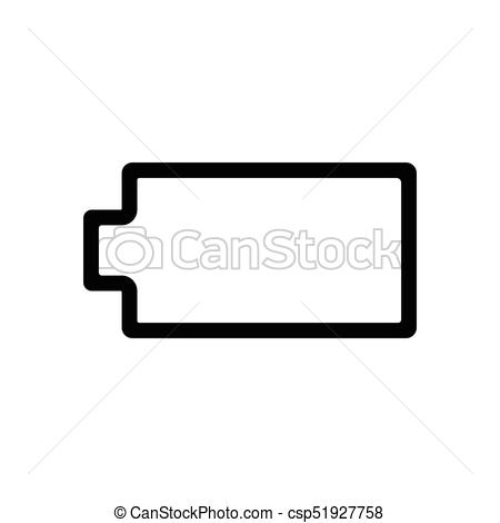 450x470 Empty Battery Icon